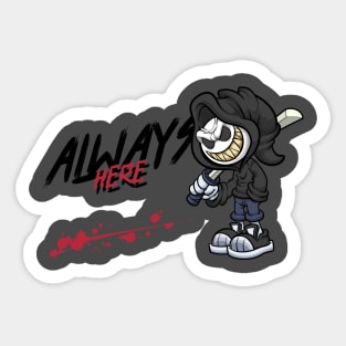 horror t-shirt Sticker